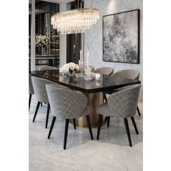 PRODUCENT Krzesło DELUXE  KR-136 Kolory Tkanina Pepitka